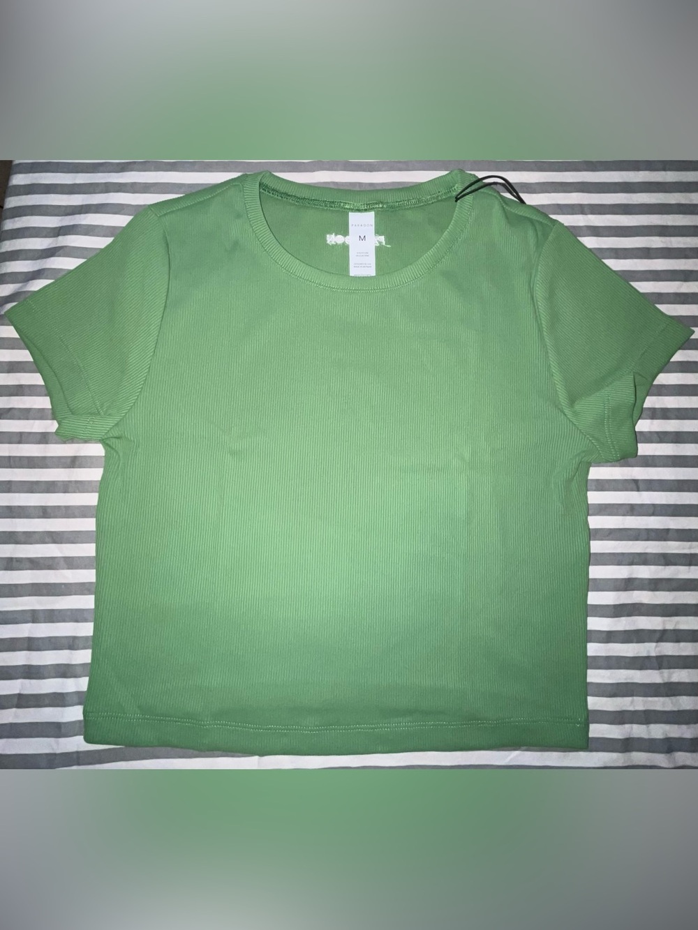 Paragon Fitwear EasyRib Everyday Baby Tee in Kiwi Size M
